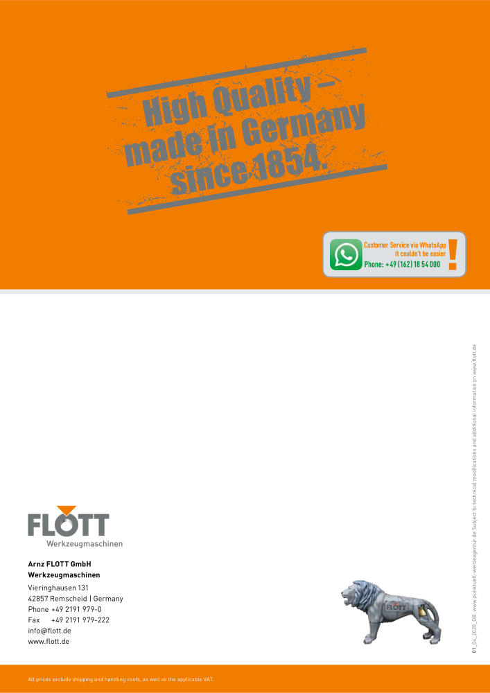 FLOTT Bandsaws Catalog NR.: 21180 - Strona 8