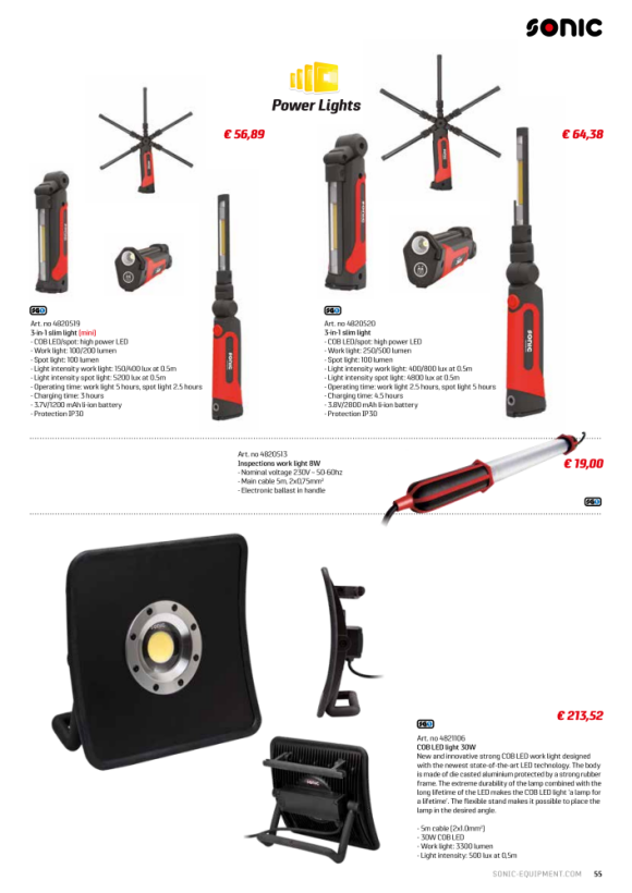 Sonic MAG work light 4820515