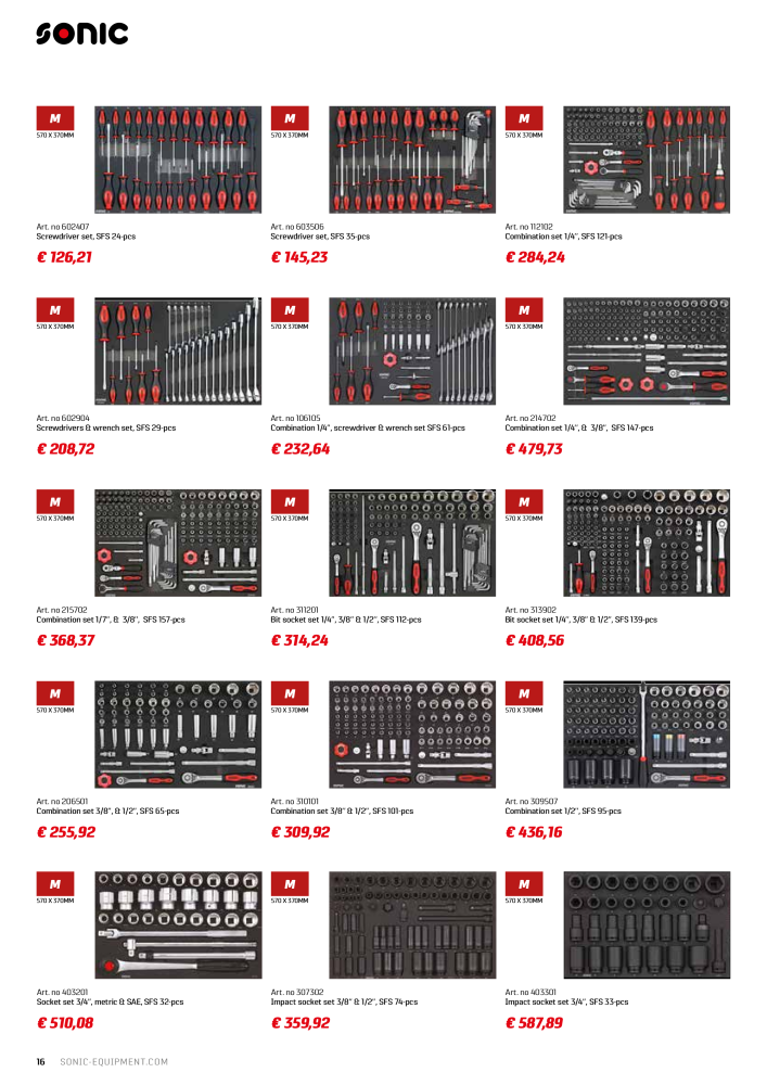 Sonic Equipment Industry Catalogue Č. 21207 - Strana 16