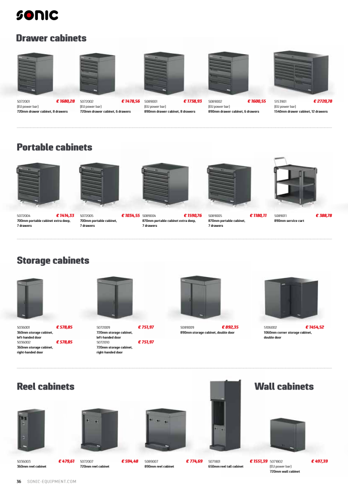 Sonic Equipment Industry Catalogue NR.: 21207 - Strona 36