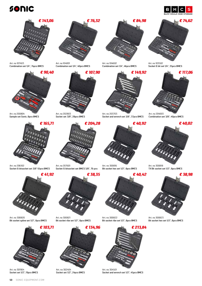 Sonic Equipment Industry Catalogue Nº: 21207 - Página 50