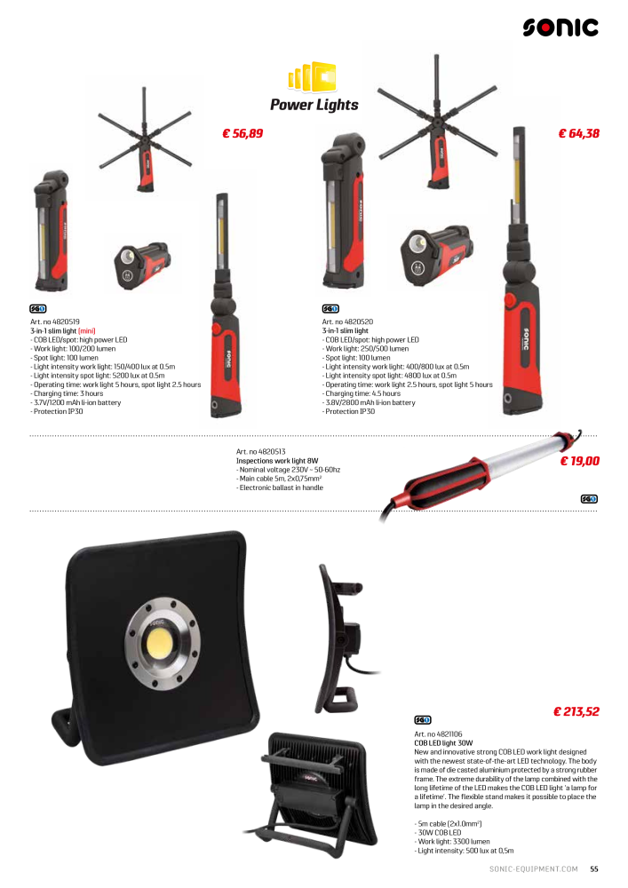 Sonic Equipment Industry Catalogue NR.: 21207 - Strona 55