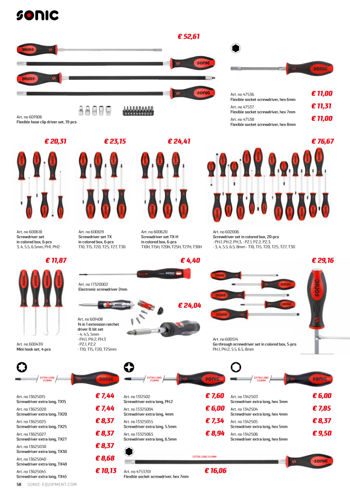 Sonic Equipment Industry Catalogue NO.: 21207 - Page 58