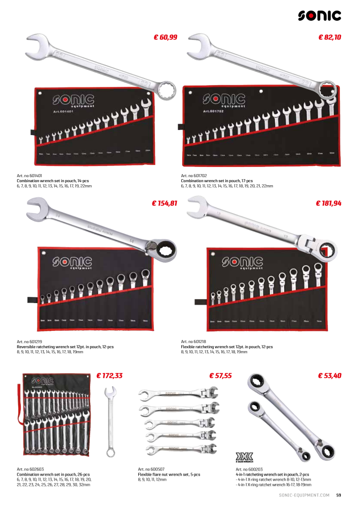 Sonic Equipment Industry Catalogue n.: 21207 - Pagina 59