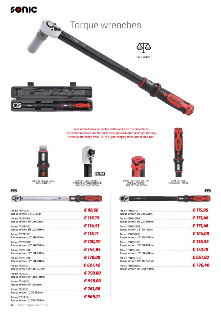 Sonic Equipment Industry Catalogue n.: 21207 - Pagina 66