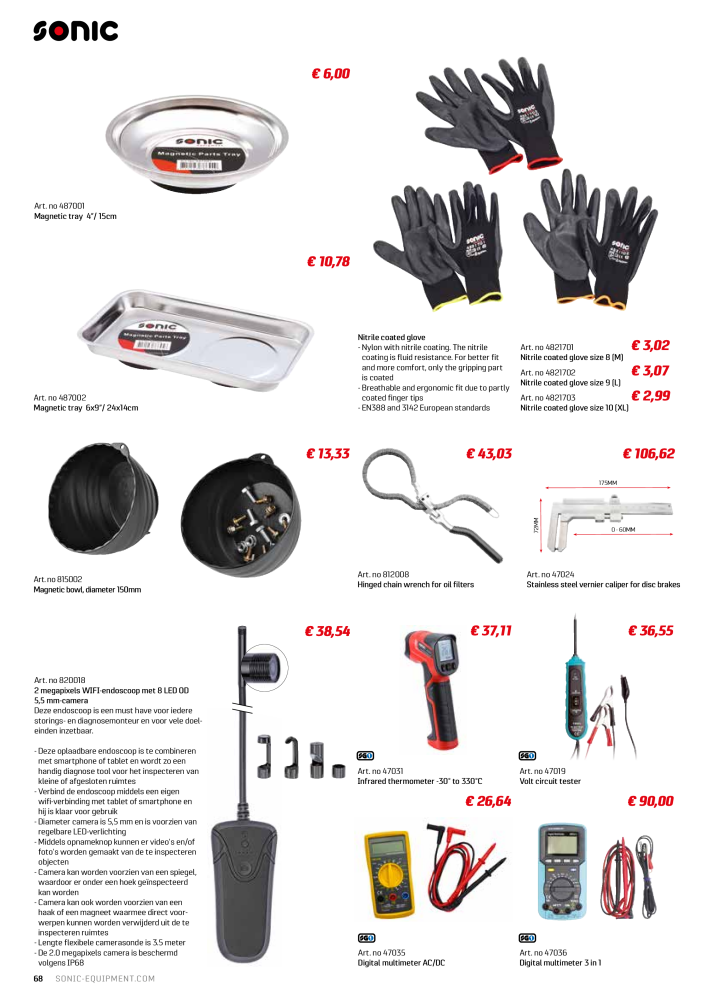 Sonic Equipment Industry Catalogue Nº: 21207 - Página 68