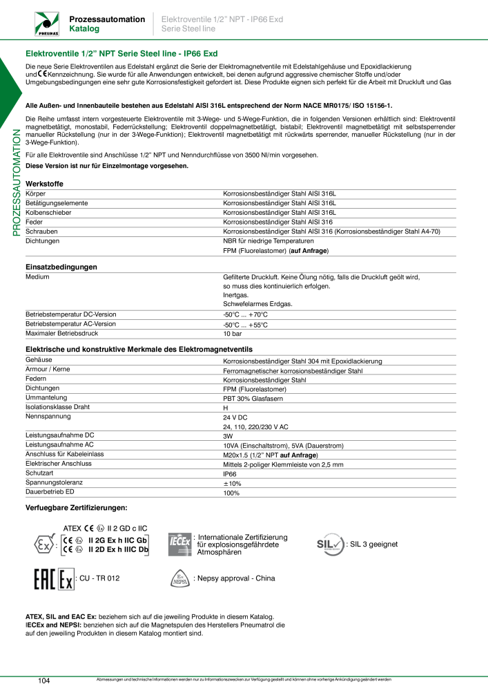 Pneumax - Prozessautomation NR.: 21208 - Seite 106