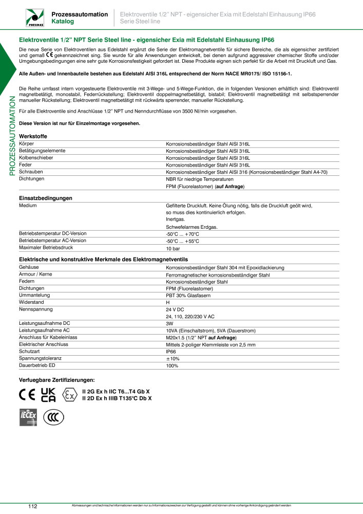 Pneumax - Prozessautomation NR.: 21208 - Seite 114
