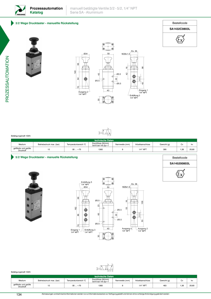 Pneumax - Prozessautomation NR.: 21208 - Seite 136