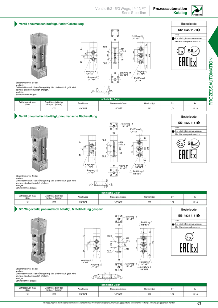 Pneumax - Prozessautomation NR.: 21208 - Seite 65