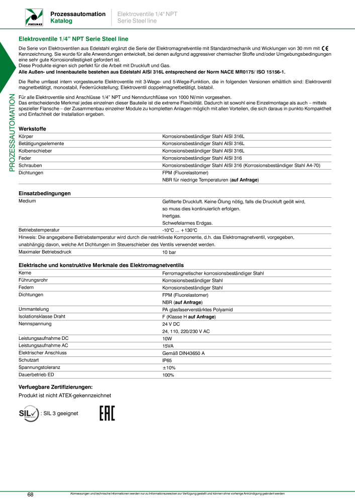 Pneumax - Prozessautomation n.: 21208 - Pagina 70