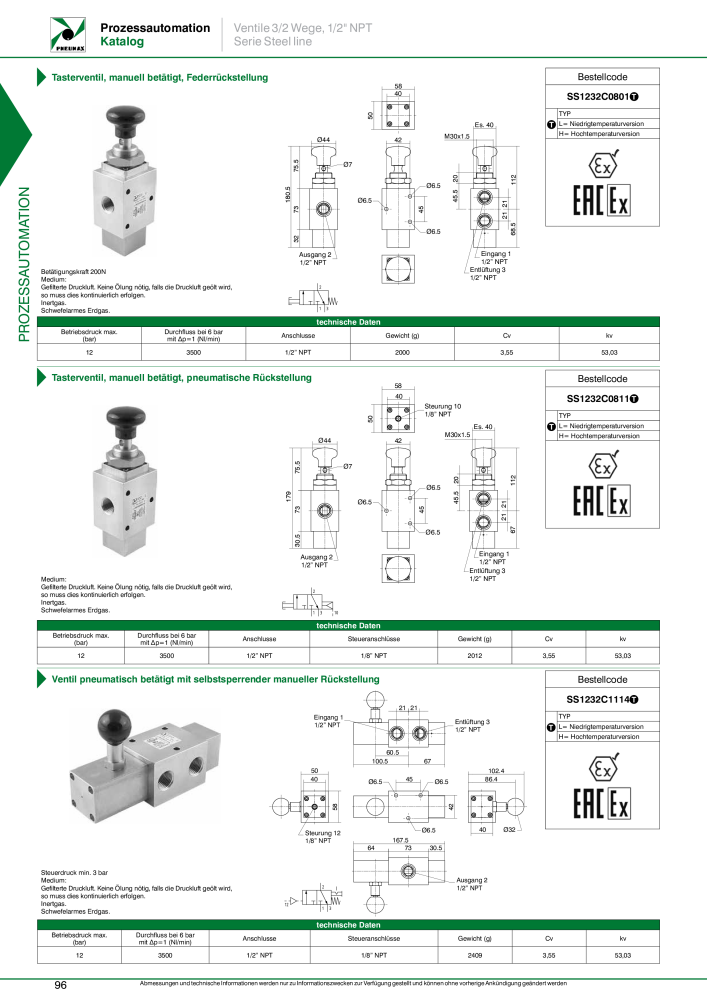 Pneumax - Prozessautomation NR.: 21208 - Seite 98