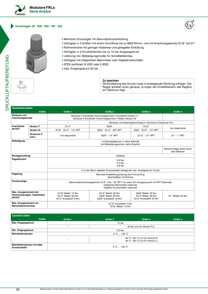 Pneumax - Druckluftaufbereitung n.: 21215 - Pagina 38