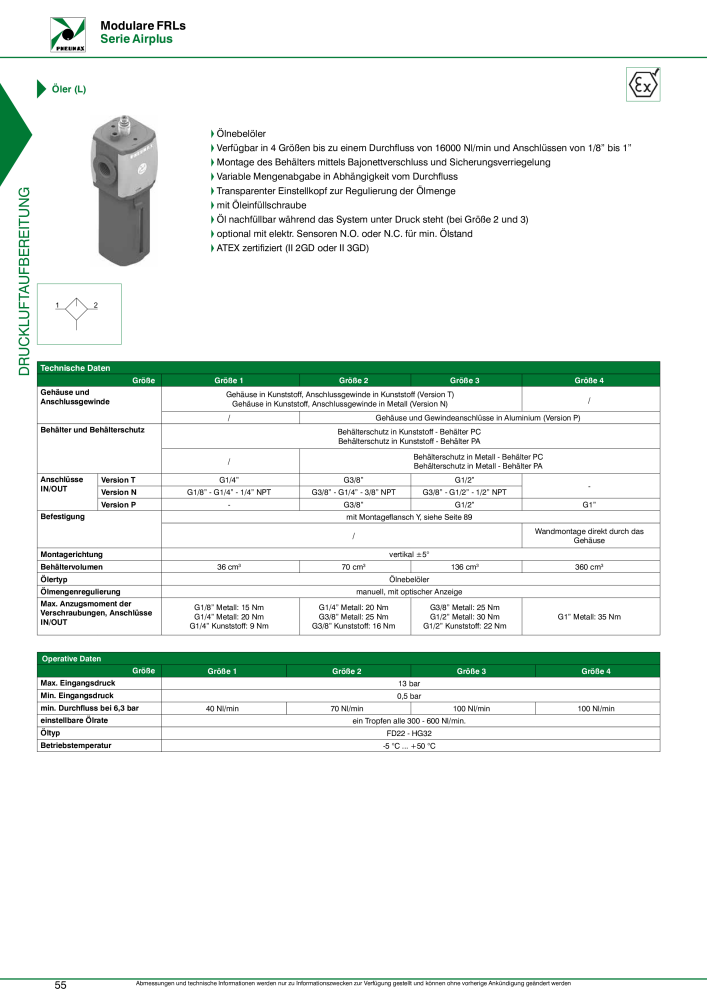 Pneumax - Druckluftaufbereitung NR.: 21215 - Seite 58