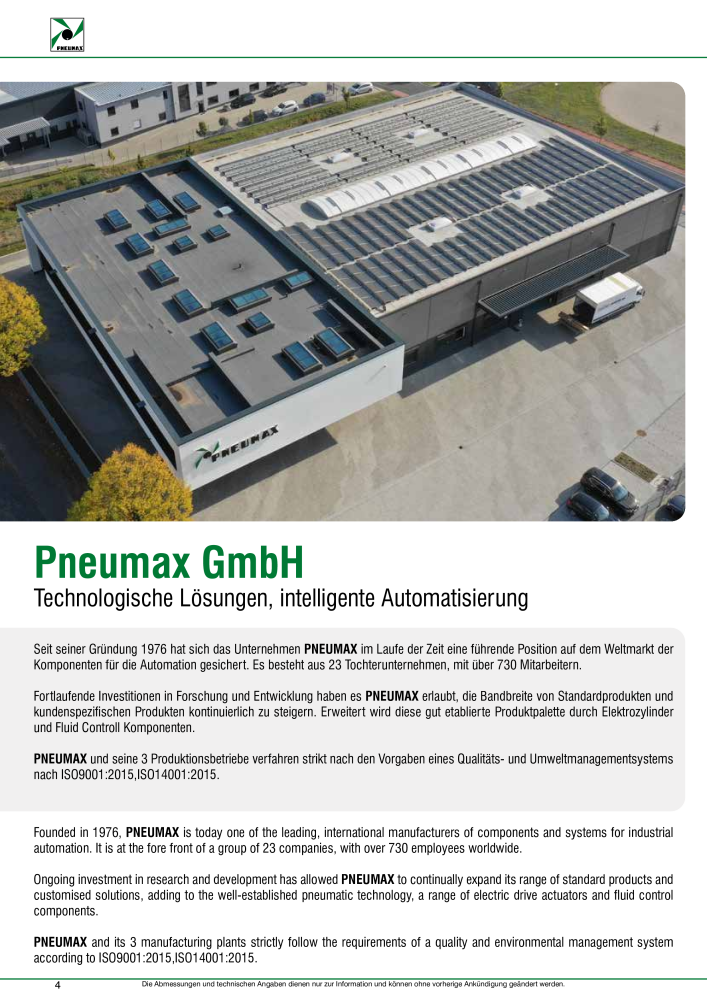 Pneumax - Verschraubungen und Zubehör NO.: 21216 - Page 4