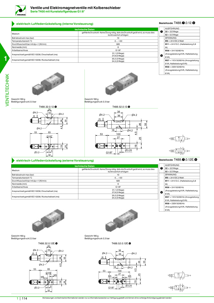 Pneumax - Hauptkatalog NR.: 21218 - Seite 134