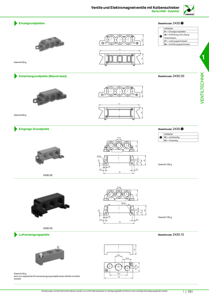 Pneumax - Hauptkatalog Nb. : 21218 - Page 171