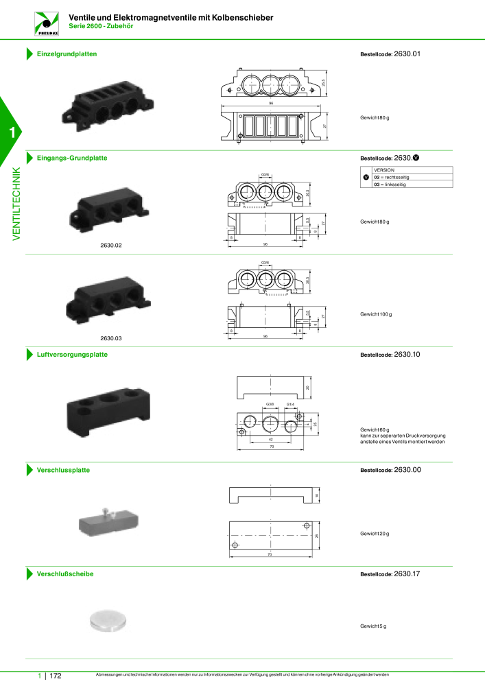 Pneumax - Hauptkatalog Nb. : 21218 - Page 192