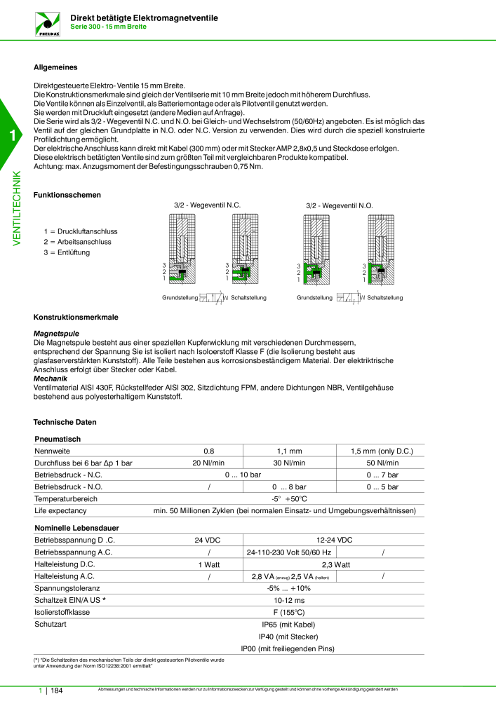 Pneumax - Hauptkatalog Nb. : 21218 - Page 204