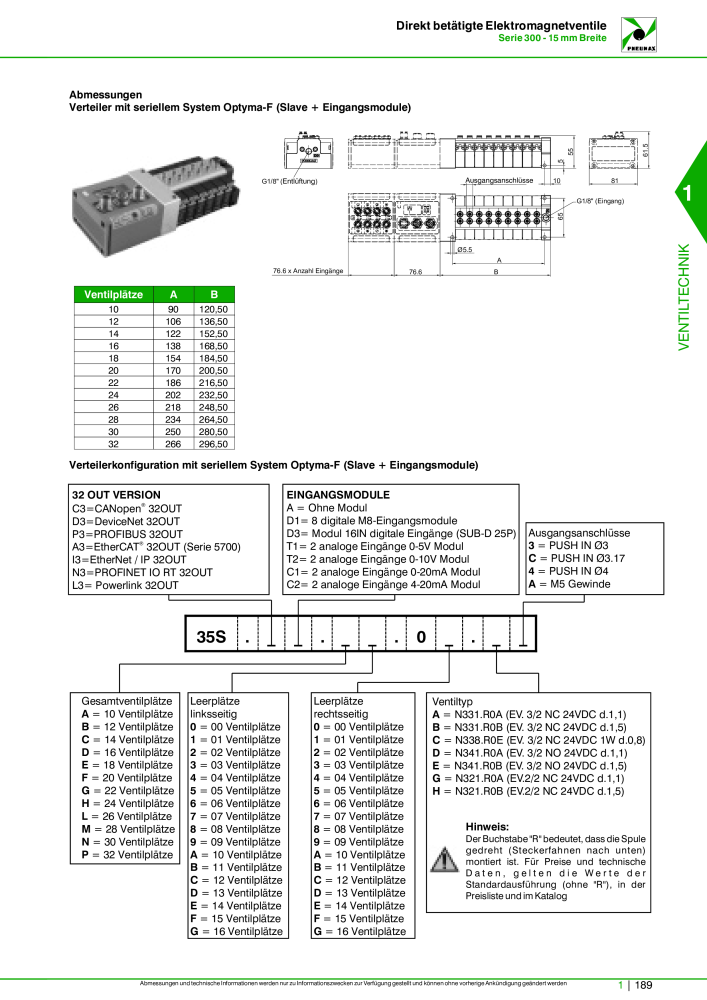 Pneumax - Hauptkatalog Nº: 21218 - Página 209