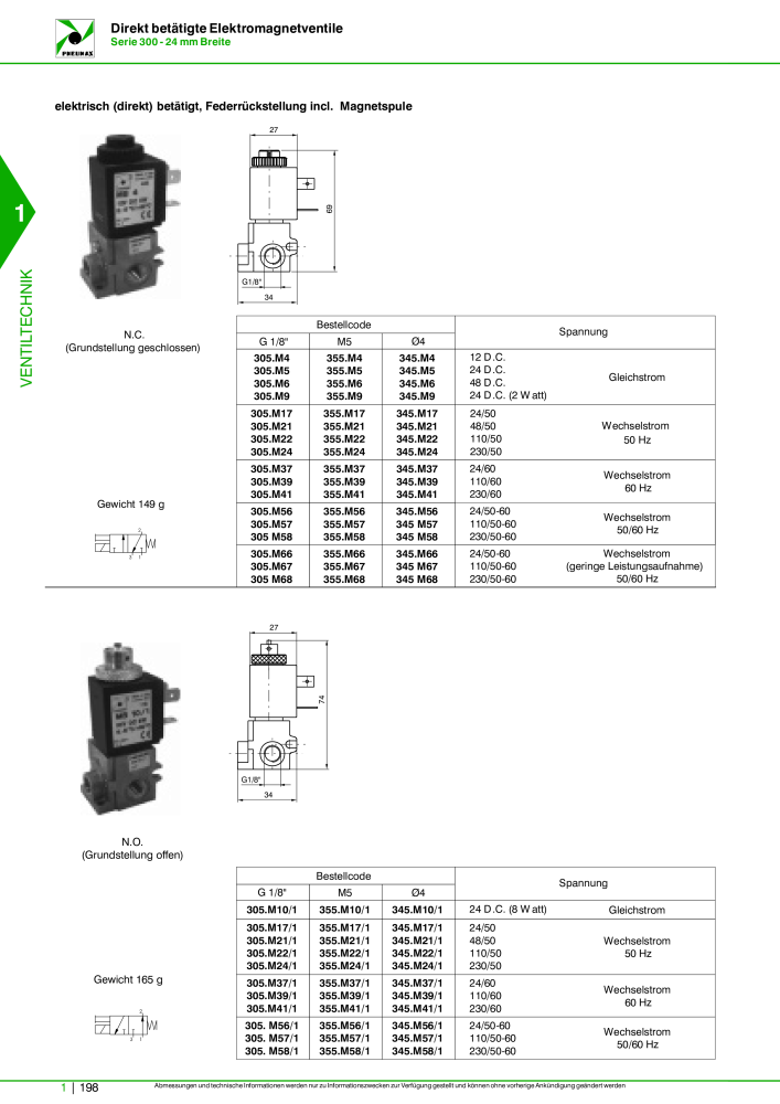 Pneumax - Hauptkatalog NO.: 21218 - Page 218