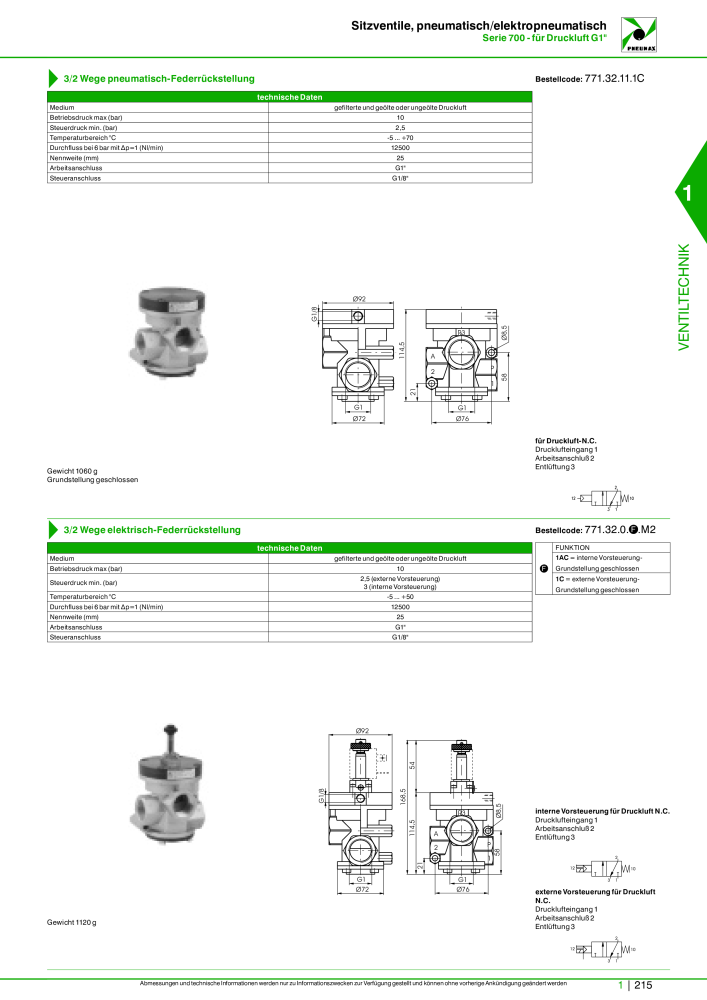 Pneumax - Hauptkatalog Nº: 21218 - Página 235