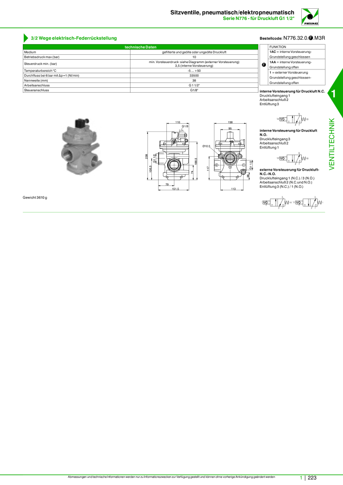 Pneumax - Hauptkatalog Nº: 21218 - Página 243