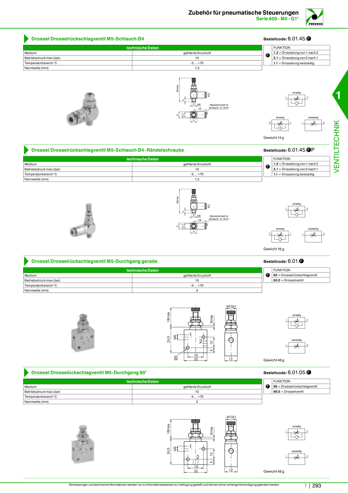 Pneumax - Hauptkatalog Nb. : 21218 - Page 313