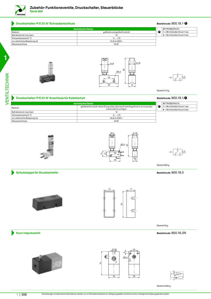 Pneumax - Hauptkatalog NR.: 21218 - Seite 326