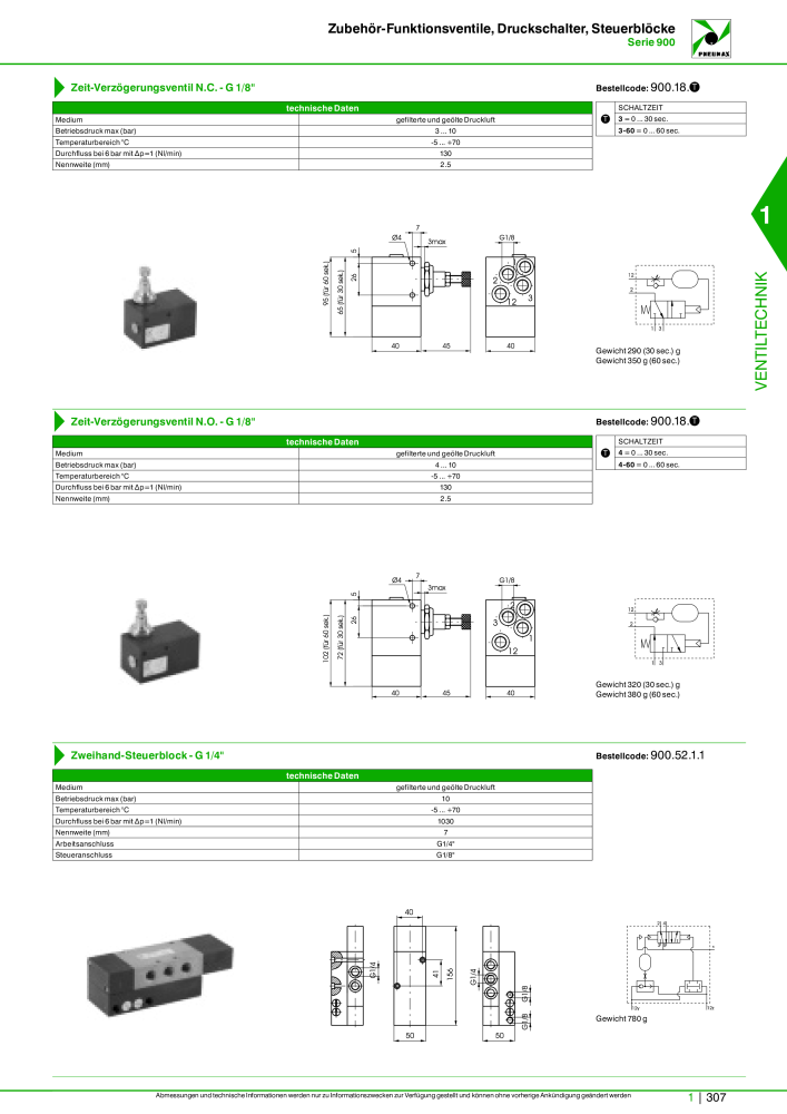 Pneumax - Hauptkatalog Nb. : 21218 - Page 327