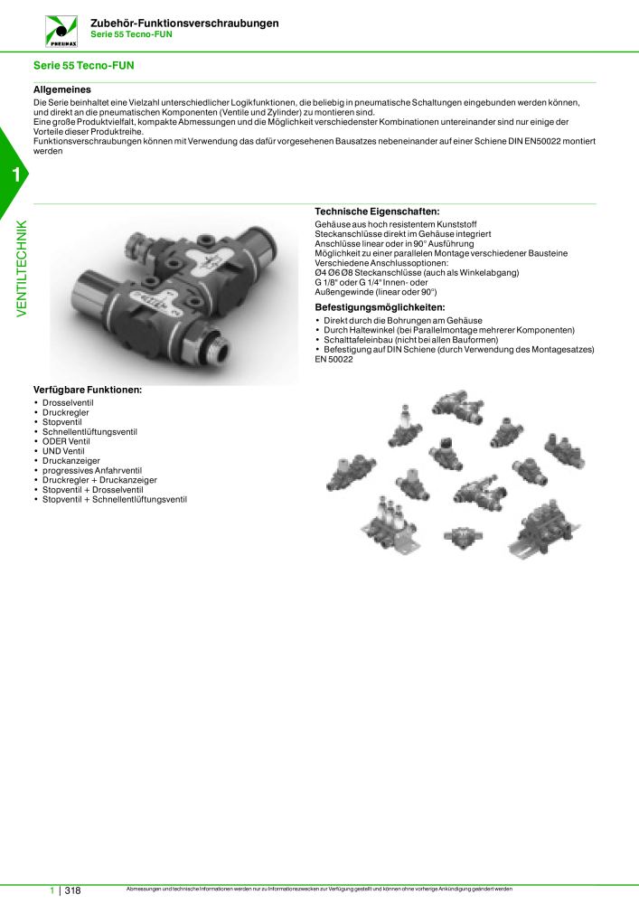 Pneumax - Hauptkatalog NO.: 21218 - Page 338