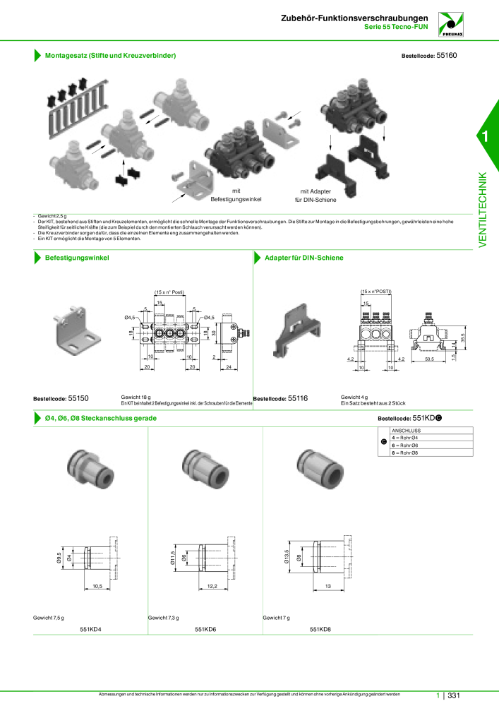 Pneumax - Hauptkatalog Nb. : 21218 - Page 351