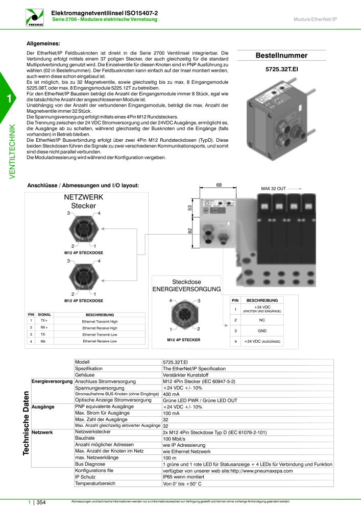 Pneumax - Hauptkatalog Nº: 21218 - Página 374