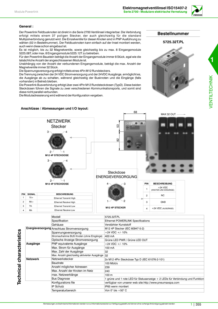 Pneumax - Hauptkatalog NO.: 21218 - Page 375