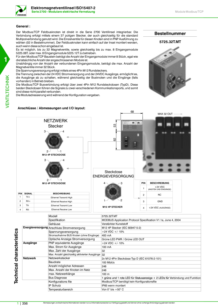 Pneumax - Hauptkatalog Nb. : 21218 - Page 376