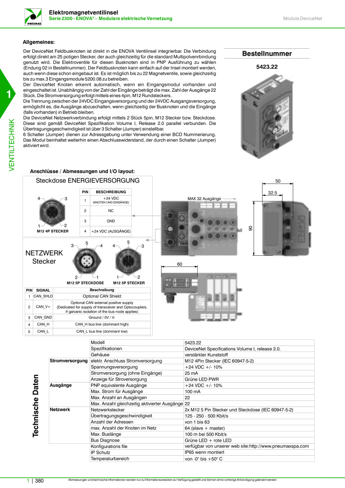 Pneumax - Hauptkatalog Nº: 21218 - Página 400