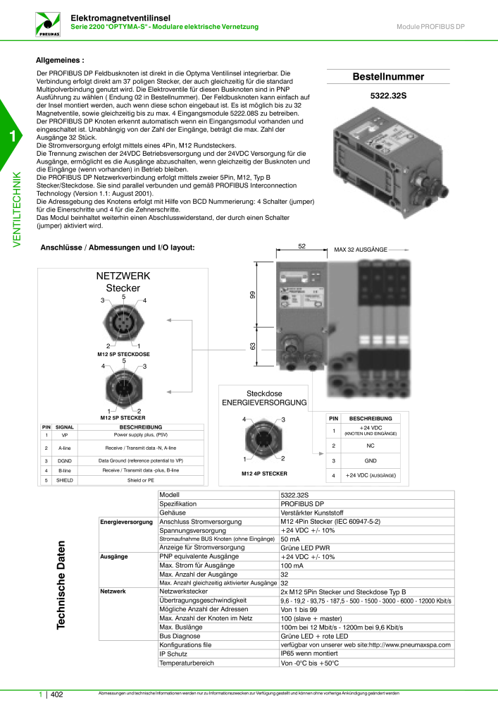 Pneumax - Hauptkatalog Nb. : 21218 - Page 422