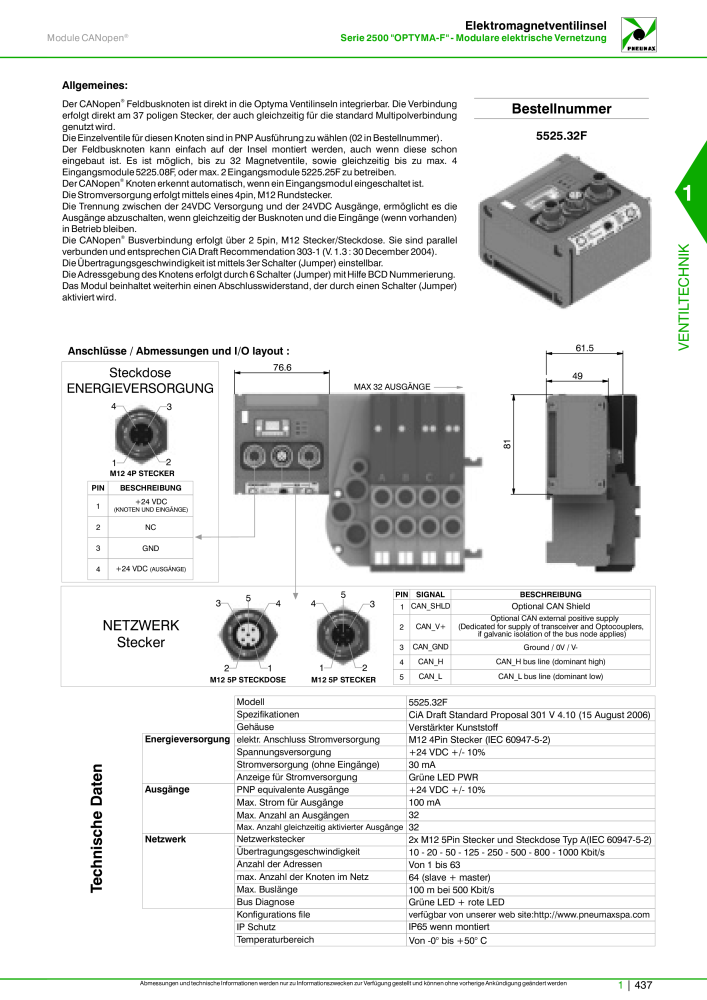 Pneumax - Hauptkatalog Nb. : 21218 - Page 457