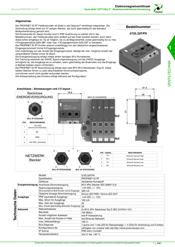 Pneumax - Hauptkatalog NR.: 21218 - Seite 461