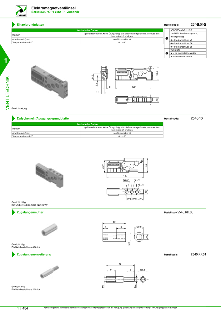 Pneumax - Hauptkatalog Nº: 21218 - Página 474