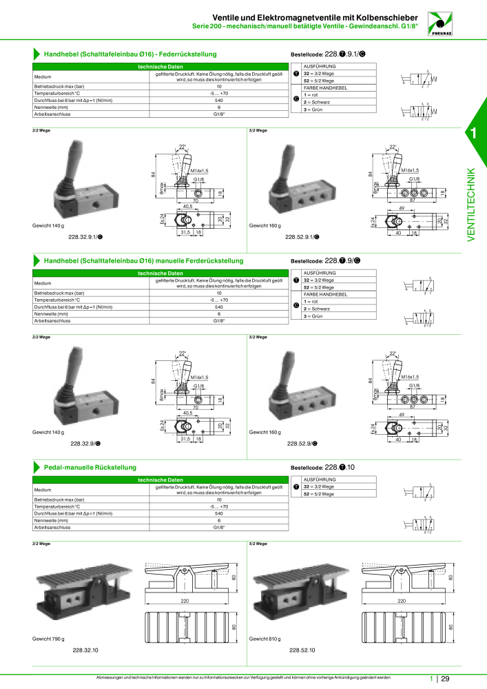 Pneumax - Hauptkatalog Nº: 21218 - Página 49