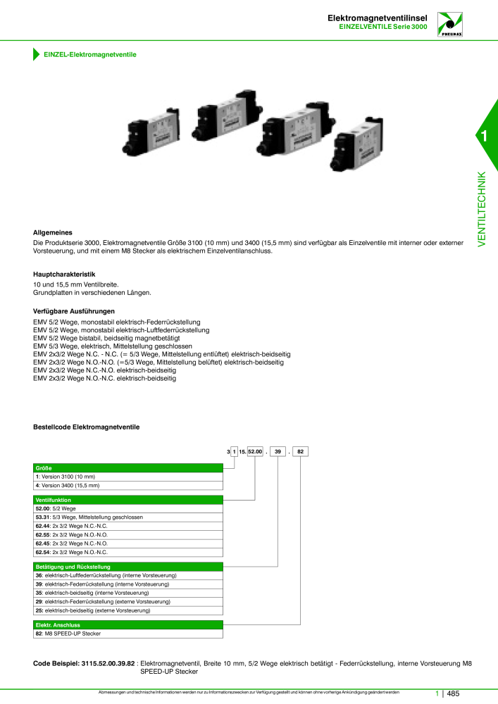 Pneumax - Hauptkatalog Nb. : 21218 - Page 505