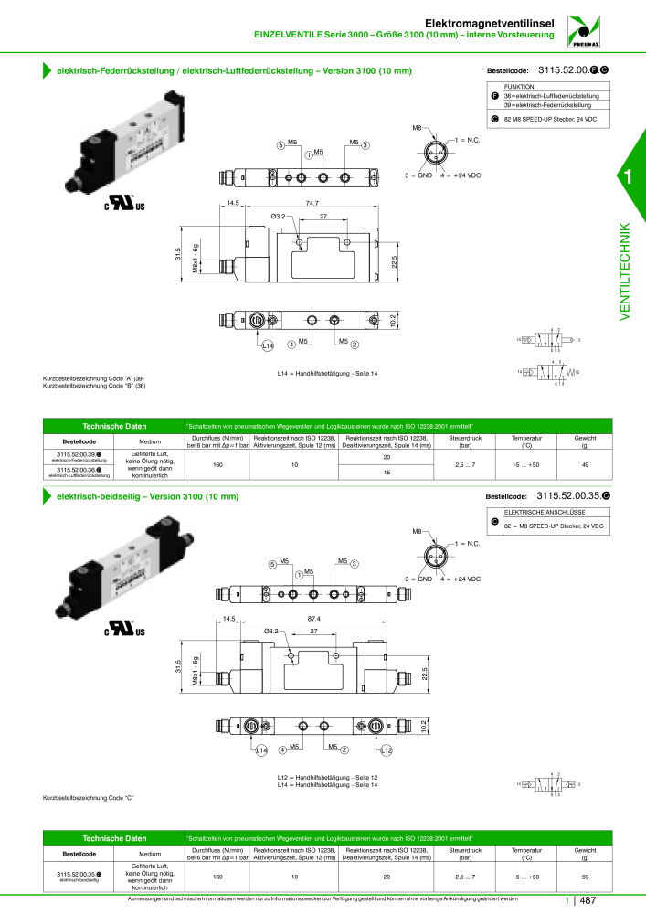 Pneumax - Hauptkatalog NR.: 21218 - Seite 507