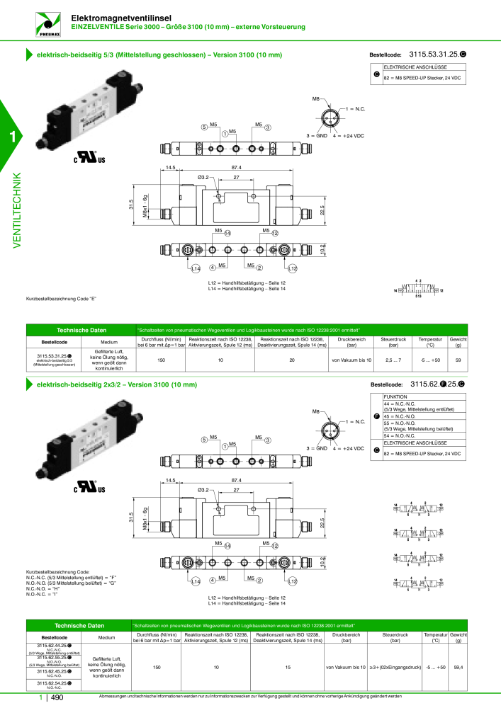 Pneumax - Hauptkatalog NR.: 21218 - Seite 510