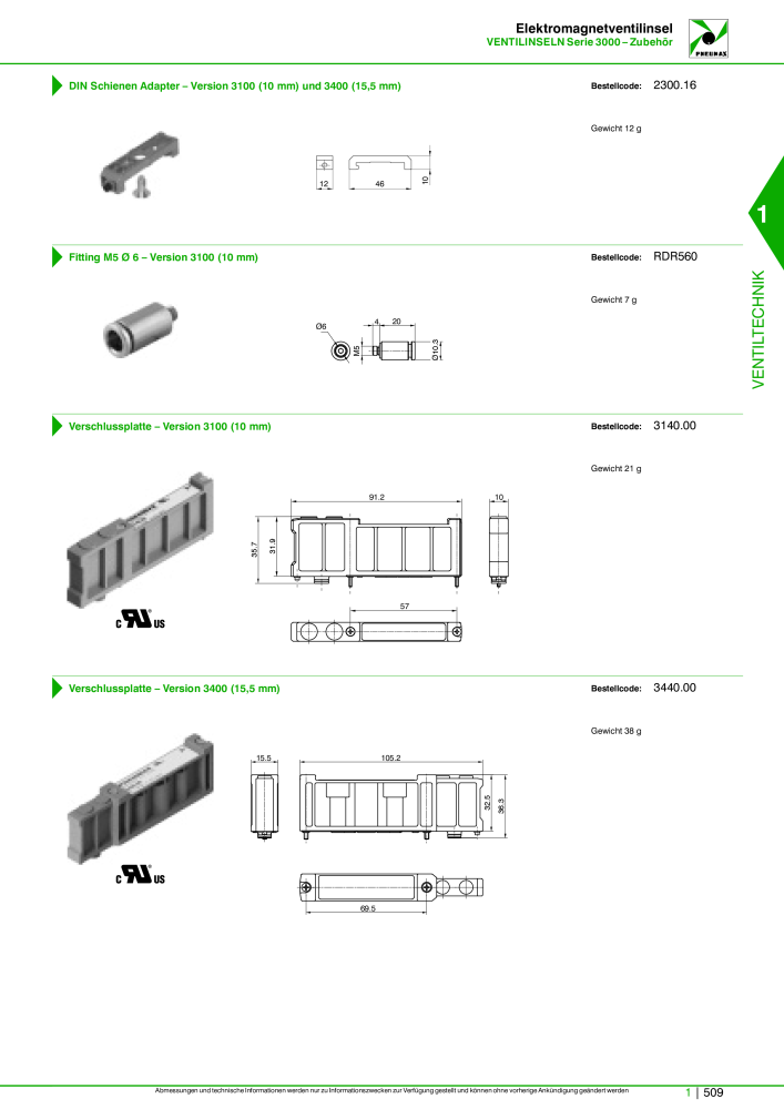 Pneumax - Hauptkatalog NR.: 21218 - Seite 529