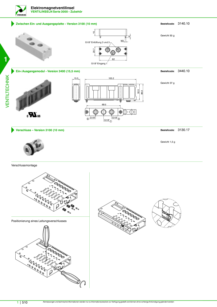 Pneumax - Hauptkatalog NR.: 21218 - Seite 530