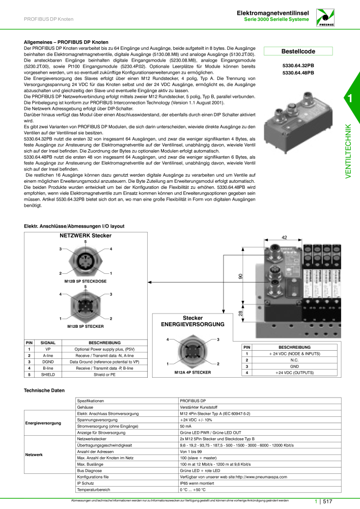 Pneumax - Hauptkatalog Nb. : 21218 - Page 537