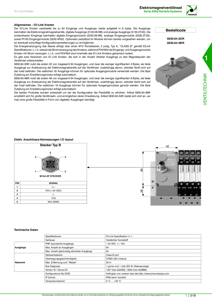 Pneumax - Hauptkatalog NO.: 21218 - Page 539