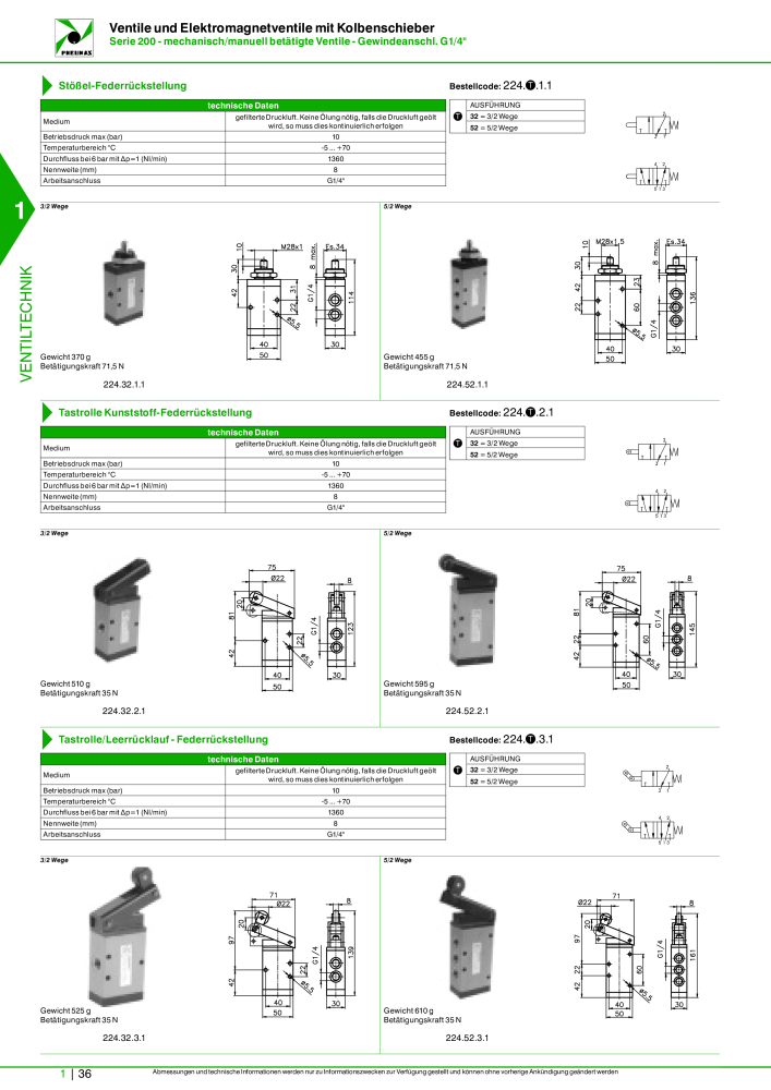 Pneumax - Hauptkatalog NO.: 21218 - Page 56