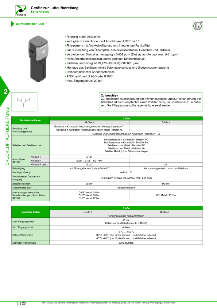 Pneumax - Hauptkatalog Nº: 21218 - Página 568